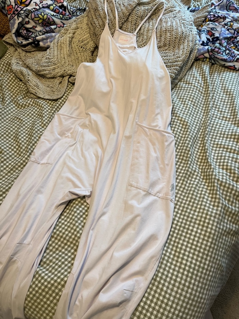 Free People Light Lilac hot shot onesie Jumpsuit